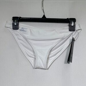 Mizuno Volleyball White Low Rise Performance Bikini Bottoms Women's MEDIUM NWT